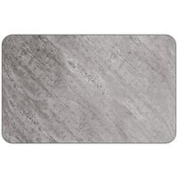 Lancaster Table & Seating 30 inch x 48 inch Rectangular Reversible White / Gray Slate Laminated Table Top
