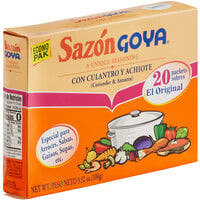 Goya 3.52 oz. Sazon Seasoning Packets - 20/Box