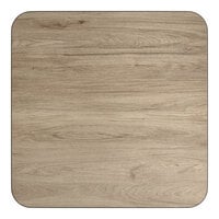 Lancaster Table & Seating 30" x 30" Square Reversible White Birch / Ash Laminated Table Top