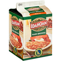 Idahoan Shreds Fresh Cut Hash Browns with Seasoning 2.125lb Carton - 6/Case