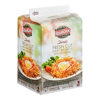 Idahoan Shreds Fresh Cut Hash Browns with Seasoning 2.125 lb. Carton - 6/Case