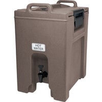 Cambro UC1000194 Ultra Camtainers® 10.5 Gallon Granite Sand Insulated Beverage Dispenser