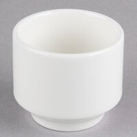 Homer Laughlin by Steelite International HL6306000 Pristine Ameriwhite 8 oz. Bright White Stackable China Bouillon Bowl - 36/Case