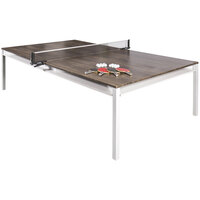 Stiga T8591W 3-in-1 White Hybrid Ping Pong Table