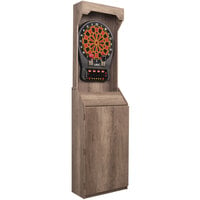 Arachnid Arcade Style Rustic Cabinet with CricketPro 650 Dart Game E650FSRT-BK2