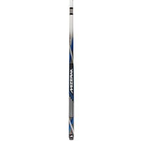 Mizerak 58 inch Two-Piece Blue / White Ribbon Premium Carbon Composite Billiard / Pool Cue with Sport Grip P1884B