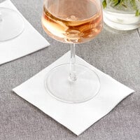 Hoffmaster Linen-Like White 1/4 Fold Beverage Napkin - 125/Pack