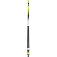 Mizerak P1881G 58 inch Two-Piece Neon Green Fade Deluxe Carbon Composite Billiard / Pool Cue with MicroTac Grip
