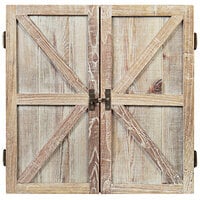 American Legend 24" x 4" x 24" Barnwood Dartboard Cabinet AL6000W