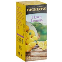 Bigelow I Love Lemon Herbal Tea Bags - 28/Box