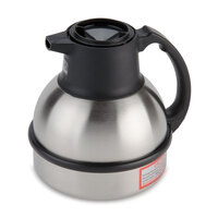 Bunn 36029.0001 Zojirushi 62 oz. Stainless Steel Deluxe Thermal Carafe with Black Top