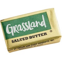 Grassland 7.7 Gram Salted Grade AA Foiled Butter Chips - 1000/Case