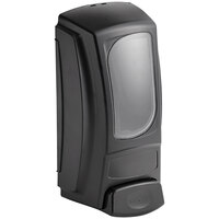 Dial DIA98592 Eco-Smart 15 oz. Black Manual Hand Soap / Amenity Dispenser