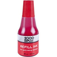 Cosco 2000 Plus 0.9 oz. Red Self-Inking Stamp Refill Ink