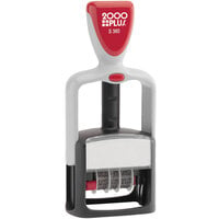 Cosco 2000 Plus S-360 Red / Blue 4-in-1 Self-Inking Dater