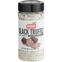 Badia 9 oz. Black Truffle Sea Salt - 6/Case