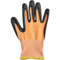 Mercer Culinary M33425M Millennia® Orange A4 Level Cut-Resistant Food Processing Gloves - Medium - Pair