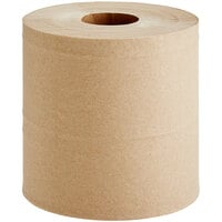 Lavex Janitorial 2-Ply Natural Kraft Center Pull Economy Paper Towel 500' Roll - 6/Case