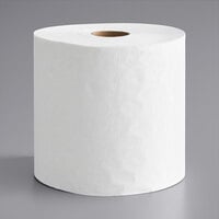 Lavex Janitorial 8 inch White Hardwound Paper Towel, 1000/Feet - 6/Case