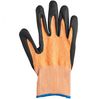 Mercer Culinary M334251X Millennia® Orange A4 Level Cut-Resistant Food Processing Gloves - Extra Extra Large - Pair