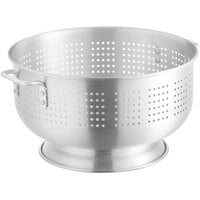 Choice 16 Qt. Aluminum Colander with Base and Handles