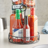  NEW Condiment Holder Caddy Restaurant Metal tabasco ketchup 9 available 