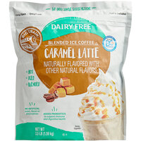 Big Train 3.5 lb. Dairy Free Caramel Latte Blended Ice Coffee Mix