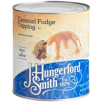 J. Hungerford Smith Caramel Fudge Topping #10 Can - 6/Case