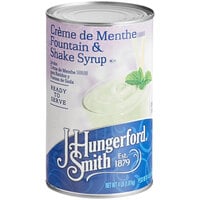 J. Hungerford Smith Creme De Menthe Fountain & Milkshake Syrup #5 Can