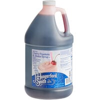 J. Hungerford Smith Cherry Fountain & Milkshake Syrup 1 Gallon - 4/Case