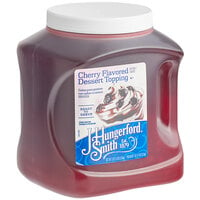 J. Hungerford Smith Cherry Dessert Topping 115 oz. - 3/Case