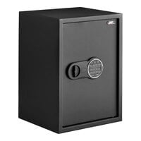360 Office Furniture 13 3/4" x 12 1/4" x 19 3/4" Black Steel Security Safe with Electronic Keypad Lock