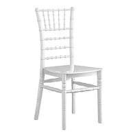 Lancaster Table & Seating White Resin Chiavari Chair