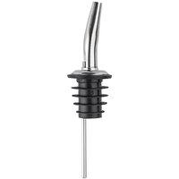 TableCraft Chrome-Plated Free Flow Tapered Liquor Pourer - 12/Pack