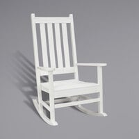 POLYWOOD R140WH Vineyard White Rocking Chair