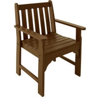 POLYWOOD GNB24TE Vineyard Teak Garden Arm Chair