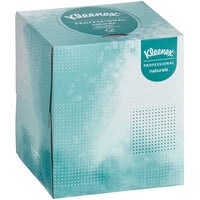 Kleenex® Naturals Professional 90 Sheet 2-Ply Facial Tissue Cube - 36/Case