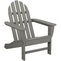 POLYWOOD AD4030GY Slate Grey Classic Adirondack Chair