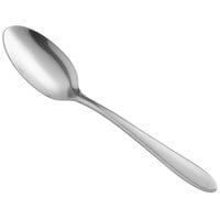 Acopa Pangea 4 1/2 inch 18/8 Distressed Stainless Steel Extra Heavy Weight Demitasse Spoon - 12/Case