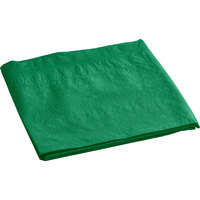 Hoffmaster 220629 54 inch x 108 inch Cellutex Jade Green Tissue / Poly Paper Table Cover   - 25/Case