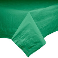 Hoffmaster 220629 54" x 108" Cellutex Jade Green Tissue / Poly Paper Table Cover   - 25/Case