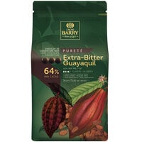 Cacao Barry Purete Extra-Bitter Guayaquil Dark Chocolate Pistoles 11 lb.