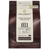 Callebaut Recipe 811 Dark Chocolate Callets™ 5.5 lb.