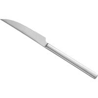 Acopa Petra 9 inch 18/8 Distressed Stainless Steel Extra Heavy Weight Steak Knife - 12/Case