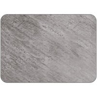 Lancaster Table & Seating 30 inch x 42 inch Rectangular Reversible White / Gray Slate Laminated Table Top
