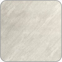 Lancaster Table & Seating 24" x 24" Square Reversible White / Gray Slate Laminated Table Top