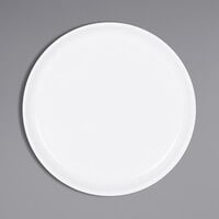 Elite Global Solutions B190080-W Monet 8" White Raised Rim Melamine Plate - 6/Case