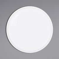 Elite Global Solutions B190106-W Monet 10 5/8" White Raised Rim Melamine Plate - 6/Case