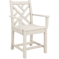 POLYWOOD Chippendale Sand Dining Arm Chair