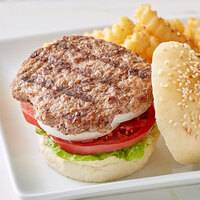 Wonder Meats 80/20 Steakhouse Burger Patty 4 oz. - 40/Case